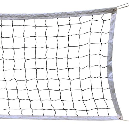 Product Cover NKTM Outdoor Sports Classic Volleyball Net for Garden Schoolyard Backyard Beach (32 Feet x 3 Feet) Poles Not Included
