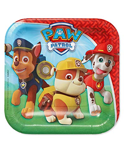 Product Cover American Greetings Paw Patrol Party Supplies, Paper Dessert Plates (40-Count)