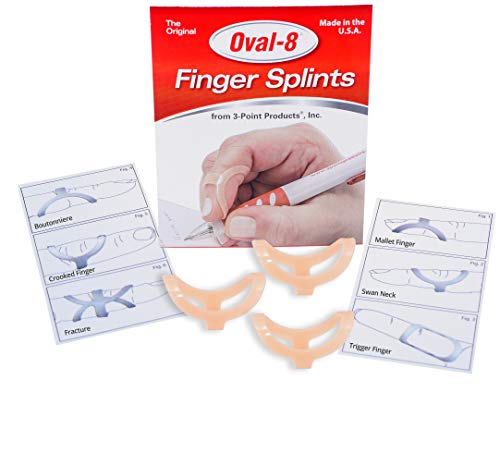 Product Cover 3-Point Products Oval-8 Finger Splint Size 6 (Pack of 3)