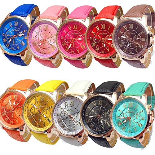 Product Cover Women's Wholesale 10 Assorted Platinum Watch Fashion Quartz Watch