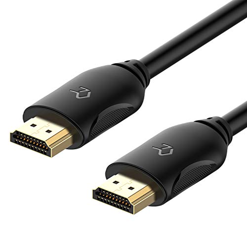 Product Cover Rankie HDMI Cable, Supports Ethernet, 3D, 4K and Audio Return, 6FT, Black