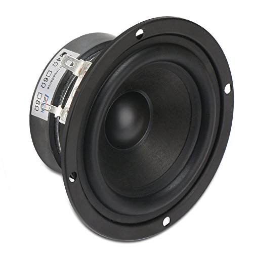 Product Cover DROK 3 Inch Round 4 Ohm HiFi Full-Range Speaker 15W Tweeter Speakers External Magnetic Strong Interference Immunity for DIY Tweeter Speakers for Car