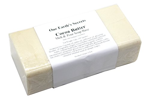 Product Cover Our Earth's Secrets Cocoa Butter - 2 Pound Melt and Pour Soap Base