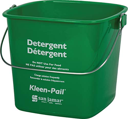 Product Cover San Jamar KP97GN Kleen-Pail Commercial Cleaning Bucket, 3 Quart, Green