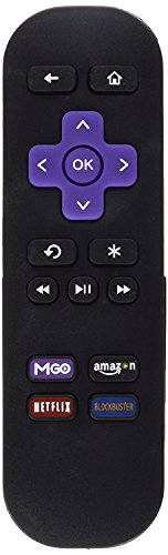 Product Cover Remote Control roku 4, New Replacement IR Remote for Roku 1 LT HD Roku 2 XD XS Roku 3 Streaming Player with Shortcut Buttons MGO VUDU, Not Support ROKU Streaming Stick (HDMI or MHL) and TCL ROKU TV