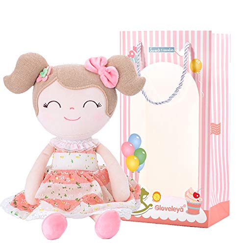 Product Cover Gloveleya Baby Doll Baby Girl Gifts Cloth Dolls Kids Plush Toys 16.5'' with Box