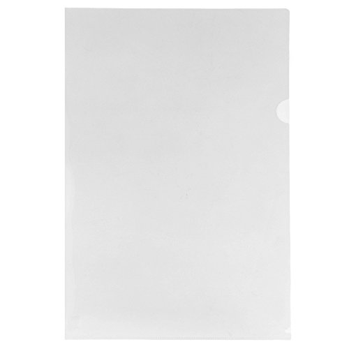 Product Cover JAM PAPER Plastic Sleeves - Tabloid Size - 11 3/8 x 17 3/8 - Clear Project Pockets - 12 Page Protectors/Pack