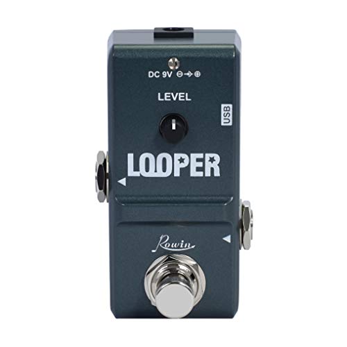 Product Cover Rowin Tiny Looper Electric Guitar Effect Pedal 10 Minutes of Looping Unlimited Overdubs