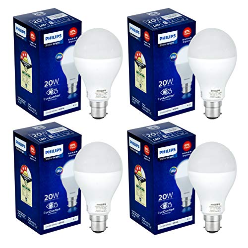 Product Cover Philips Stellar Bright 20-Watt LED Bulb (Pack of 4, Cool Day Light/Crystal White)