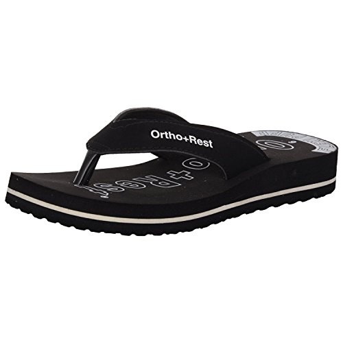 Product Cover Ortho + Rest Black Slippers for Men