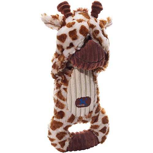Product Cover Charming Pet Peek-A-Boos Giraffe Squeeze Action Plush Dog Toy