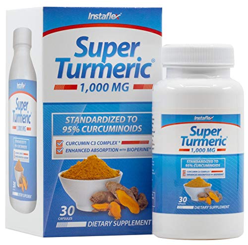 Product Cover Instaflex Super Turmeric - 1000mg Turmeric Curcumin with BioPerine, Black Pepper Extract, 95% Curcuminoids