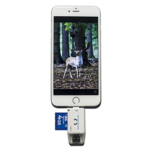 Product Cover KOLSOL Dual-use Trail Game Camera SD Viewer for iOS Android Micro USB Connector Reads SD and Micro SD Cards
