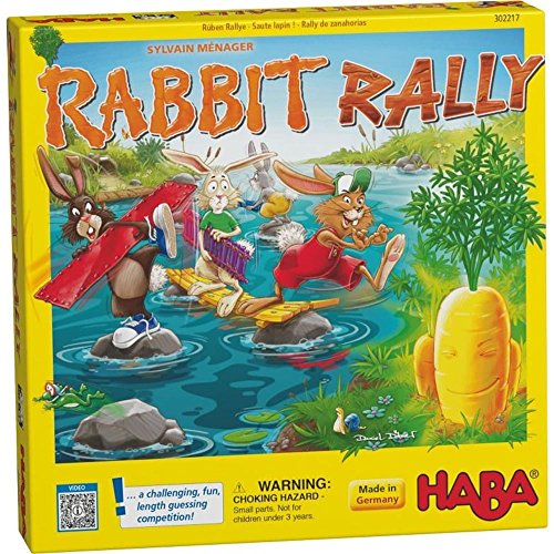 Product Cover HABA Rabbit Rally - A Challenging and Fun Guessing Game for Ages 4 and Up (Made in Germany)
