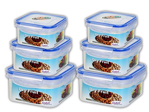 Product Cover Zadoli Milan Square Food Container,300,600 and 1200ml - Set of 6