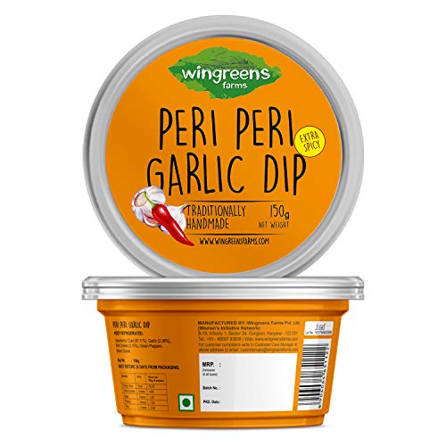 Product Cover Wingreens Farms Peri Peri Garlic Dip 150 Gr - (Pack Of 1)