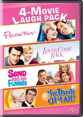 Product Cover Pillow Talk / Lover Come Back / Send Me No Flowers / The Thrill of It All 4-Movie Laugh Pack