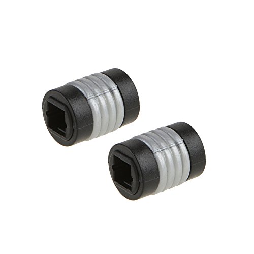 Product Cover CableCreation [2-Pack] Optical Toslink Female to Toslink Female Extention Cable Coupler Connector Adapter, Black