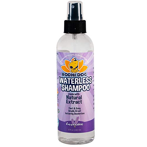 Product Cover New Waterless Dog Shampoo | All Natural Dry Shampoo for Dogs or Cats No Rinse Required | 100% Non-Toxic with Natural Extract | Professional Grade Treatment - Made in USA - 1 Bottle 8oz (240ml)