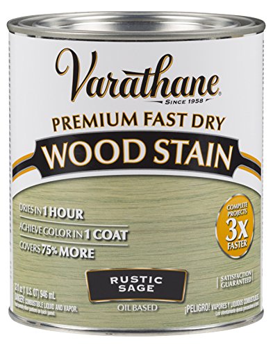 Product Cover Varathane 297426 Premium Fast Dry Wood Stain, 32 oz, Rustic Sage