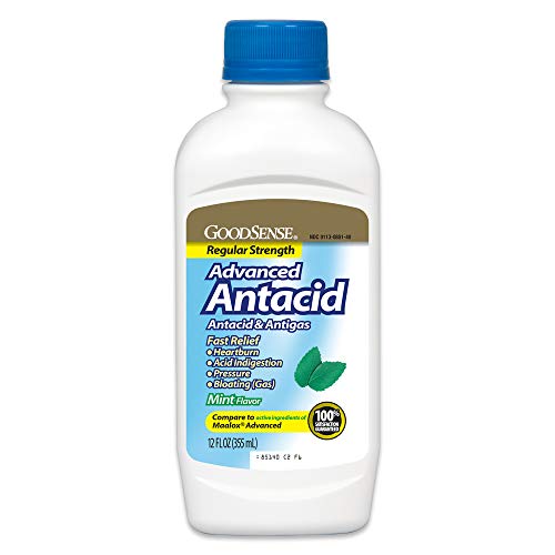 Product Cover GoodSense Regular Strength Advanced Antacid, Heartburn & Acid Indigestion, Antacid Mint Flavor