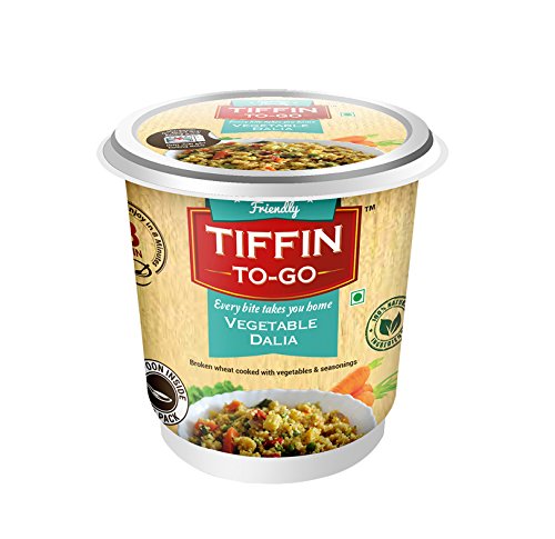 Product Cover Tiffin-To-Go Vegetable Dalia. Broken Wheat Cooked with Vegetables & mild Seasoning