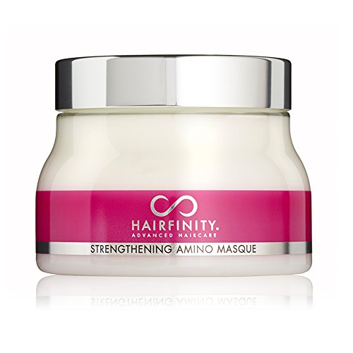 Product Cover Hairfinity Hair Strengthening Amino Treatment Masque - Hydrating Hair Mask and Deep Conditioner Cream for Dry Damaged Hair with Hydrolyzed Collagen, Keratin, Vegetable Protein for Growth, 8 oz