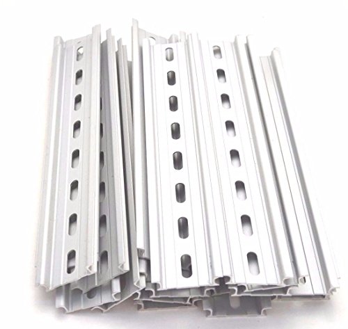 Product Cover 20 Pieces DIN Rail Slotted Aluminum RoHS 8