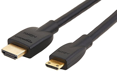Product Cover AmazonBasics High-Speed 4K Mini HDMI to HDMI Cable with RedMere (Supports Ethernet, 3D, and Audio Return) - 15 Feet