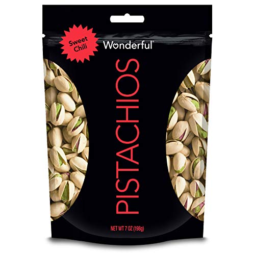 Product Cover Wonderful Pistachios, Sweet Chili Flavored, 7 Ounce Resealable Pouch