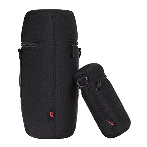 Product Cover JBL Xtreme Portable Wireless Bluetooth Speaker Water-Resistant Lycra Zipper Carrying Case Bag Plus Charging Adapter Pouch