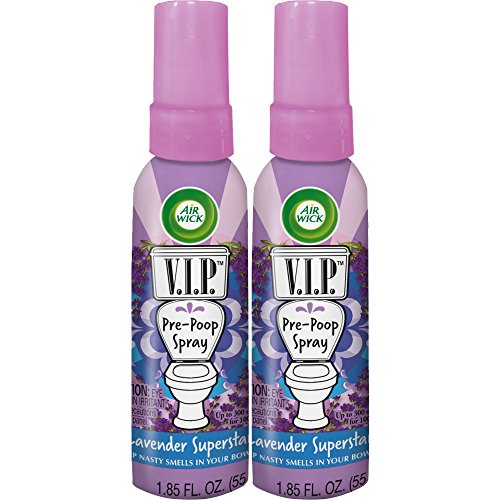 Product Cover Air Wick V.I.P. Pre-Poop Spray, Lavender Superstar, 2ct (2X1.85oz)