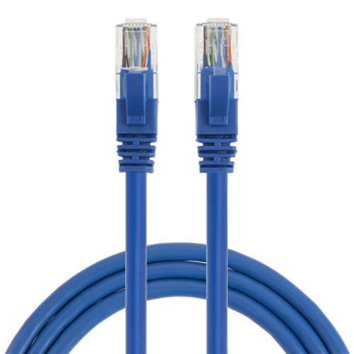 Product Cover CableCreation 30 Feet CAT 5e Ethernet Patch Cable, RJ45 Computer Network Cord, Cat 5e Patch Cord LAN Cable UTP 24AWG+100% Copper Wire, 9.15m, Blue Color