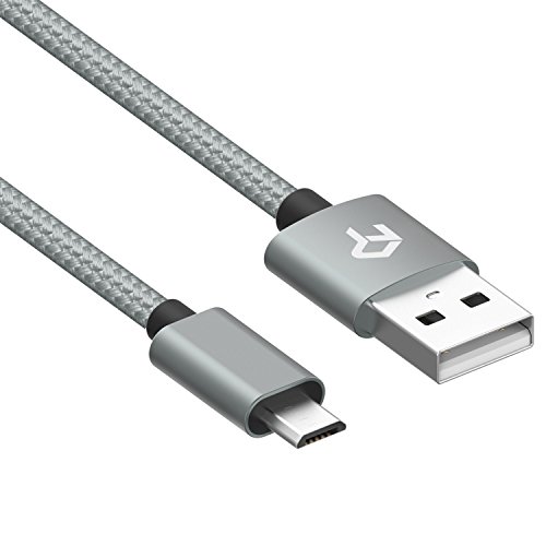 Product Cover Rankie Micro USB Cable, Nylon Braided Extremely Durable, Data and Charging, 6 Feet