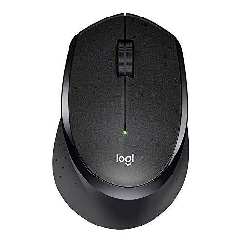 Product Cover Logitech M330 Silent Plus Wireless Mouse - Enjoy Same Click Feel with 90% Less Click Noise, 2 Year Battery Life, Ergonomic Right-hand Shape for Computers and Laptops, USB Unifying Receiver, Black