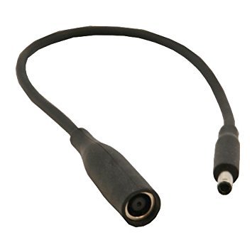 Product Cover Dell 7.4mm to 4.5mm Dongle Dc Power Converter Cable for D5G6M, 0D5G6M, 57J49, 331-9319 for Dell M3800 XPS 12 13 15 5930 18 1810 1820 Inspiron 11 13 14 15 17