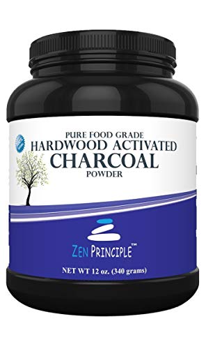 Product Cover Activated Charcoal Powder only from USA Hardwood Trees. All Natural. Whitens Teeth, Rejuvenates Skin and Hair, Detoxifies, Helps with Digestion, Treats Poisoning. Free Scoop Included. 12 oz.