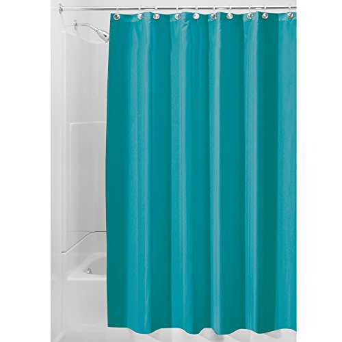 Product Cover iDesign Fabric Shower Curtain, Mold- and Mildew-Resistant Water-Repellent Bath Liner for Master Bathroom, Kid's Bathroom, Guest Bathroom, 72
