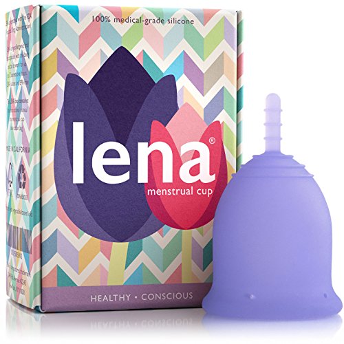 Product Cover Lena Menstrual Cup - Reusable Period Cup - Tampon and Pad Alternative - Heavy Flow - Large - Purple