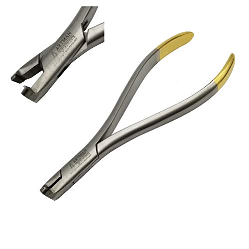 Product Cover Distal end cutter large handle TC inserts gold plated with safety hold by Wise Linkers USA