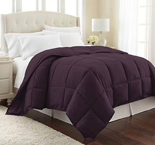 Product Cover Southshore Fine Linens - Vilano Springs - Down Alternate Weight Comforter - Eggplant Purple - King/California King