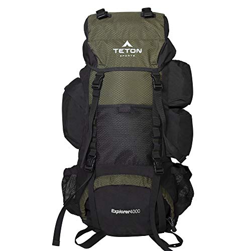 Product Cover TETON Sports Explorer 4000 Internal Frame Backpack; High-Performance Backpack for Backpacking, Hiking, Camping; Hunter Green