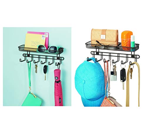 Product Cover iDesign Classico Wall Mount Entryway Organizer for Keys, Hats, Wallets, Clutch Purses, Cell Phones, Sunglasses - 11