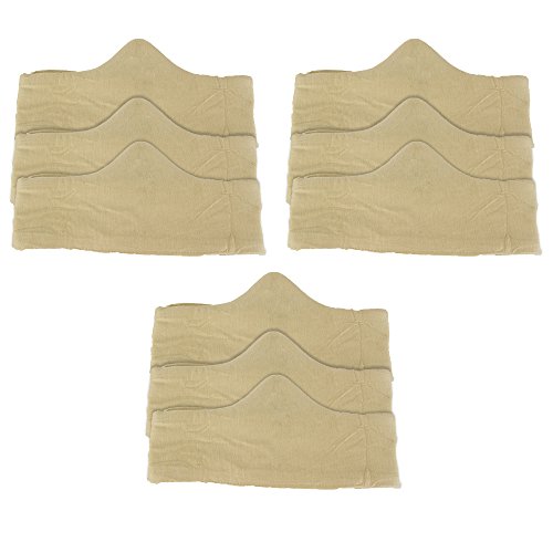 Product Cover Bamboo & Cotton Bra Liner (Beige, 9-pk, M) - No Discomfort with Inward Seams