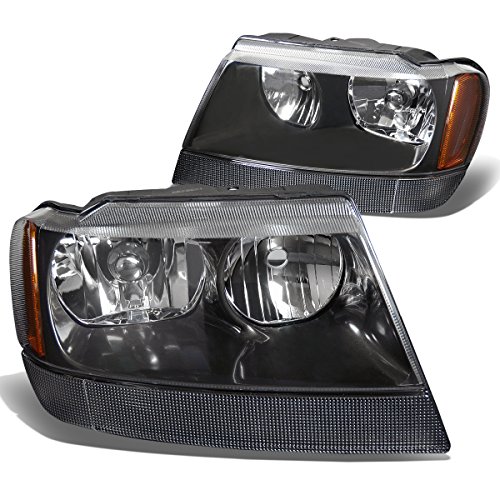 Product Cover DNA Motoring HL-OH-JGC99-BK-AM Headlight Assembly, Driver and Passenger Side