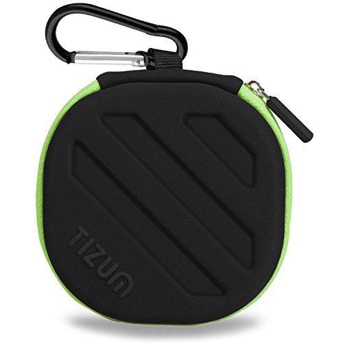 Product Cover Tizum TZ-EHP-B Earphone Carrying Case - Multi Purpose Pocket Storage Travel Organizer Case, (Black)