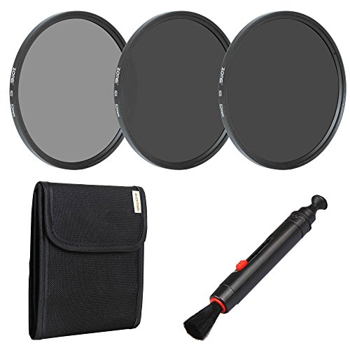 Product Cover ZoMei 82mm Camera Lens Neutral Density Filter Set Include ND2 ND4 ND8 + Lens Pen + Filter Pouch