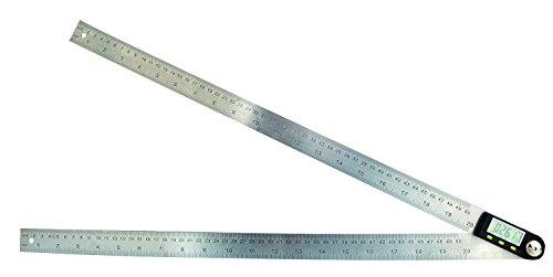 Product Cover Saili 20 Inches Stainless Steel Digital Angle Ruler Goniometer,Angle Finder Ruler,Angle Ruler Definition