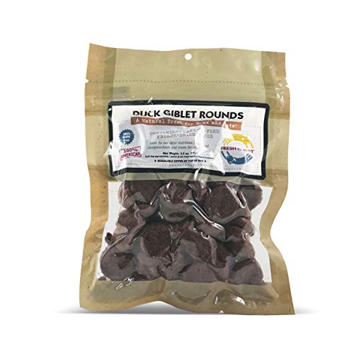 Product Cover Fresh Is Best Freeze Dried Raw Duck Giblets, Dog & Cat Treats (Duck Giblets)