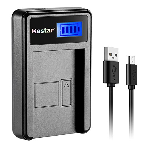 Product Cover Kastar LCD Slim USB Charger for Sony NP-BN1 NPBN1 BC-CSN and Cyber-shot DSC-QX10 DSC-QX30 DSC-QX100 DSC-TF1 DSC-TX10 DSC-TX20 DSC-TX30 DSC-W530 DSC-W570 DSC-W650 DSC-W800 DSC-W830 Digital Camera +More